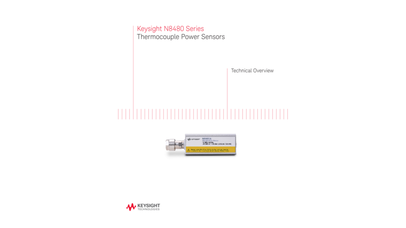 N8480 Series Thermocouple Power Sensors